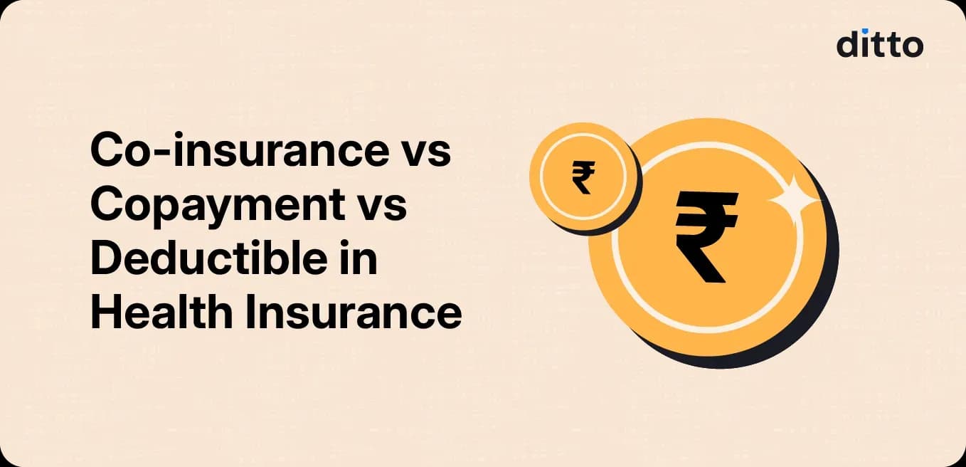 Co-insurance vs Copayment vs Deductible in Health Insurance
