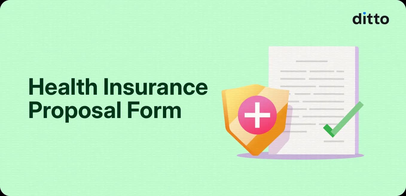 Proposal form in health Insurance