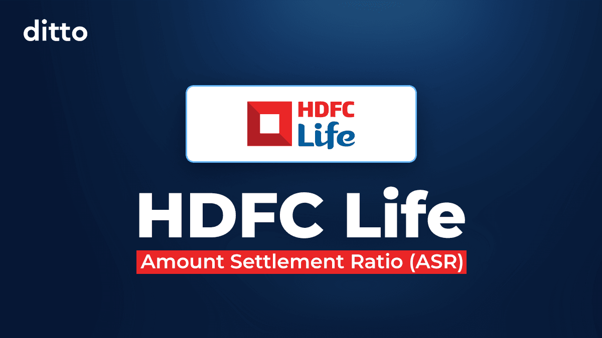 HDFC Life Amount Settlement Ratio (ASR) Overview