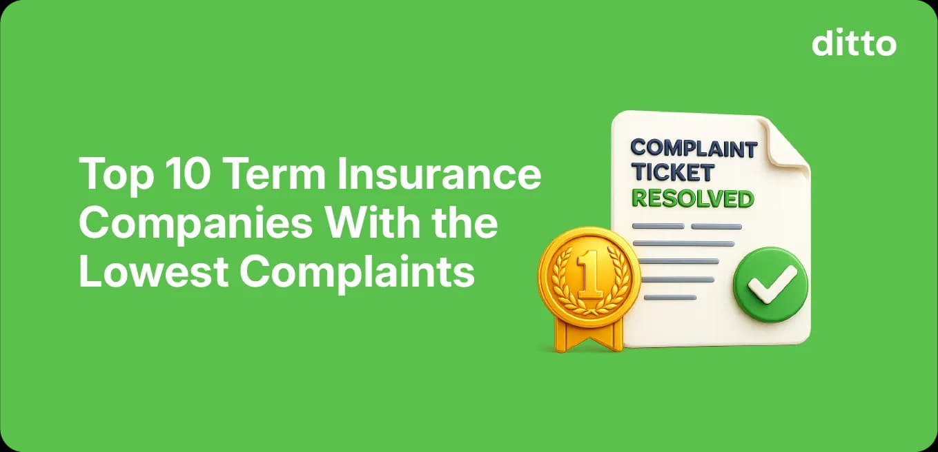 Top 10 Term Insurance Companies With the Lowest Complaints