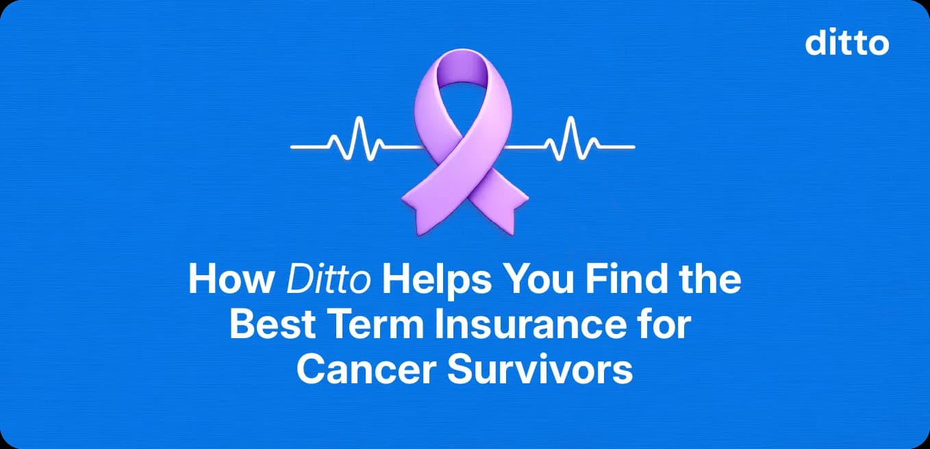 How Ditto Helps You Find the Best Term Insurance for Cancer Survivors