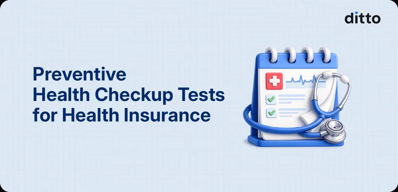 Preventive Health Checkup Tests for Health Insurance