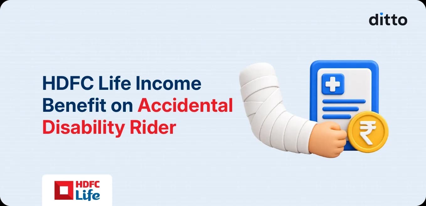 HDFC Life Income Benefit on Accidental Disability Rider